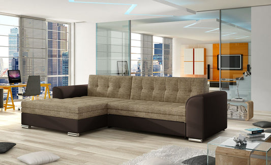 Corner Sleeper Sofa Conforti 13 | size: Width: 275cm, Height: 78cm, Depth: 165cm | color: Berlin/Soft | image: 1 | variant: 1014257