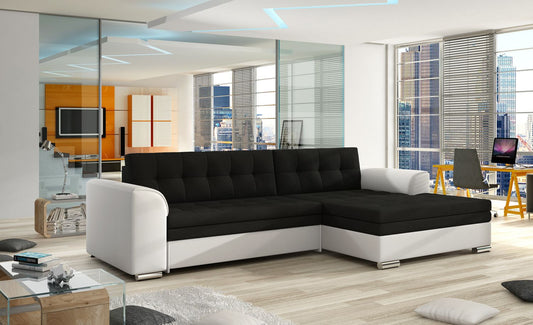 Corner Sleeper Sofa Conforti 3 | size: Width: 275cm, Height: 78cm, Depth: 165cm | color: Sawana/Soft | image: 1 | variant: 1014247
