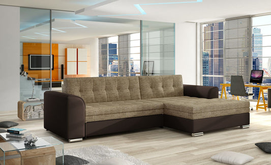 Corner Sleeper Sofa Conforti 6 | size: Width: 275cm, Height: 78cm, Depth: 165cm | color: Berlin/Soft | image: 1 | variant: 1014250