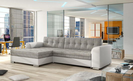 Corner Sleeper Sofa Conforti 7 | size: Width: 275cm, Height: 78cm, Depth: 165cm | color: Berlin/Soft | image: 1 | variant: 1014251