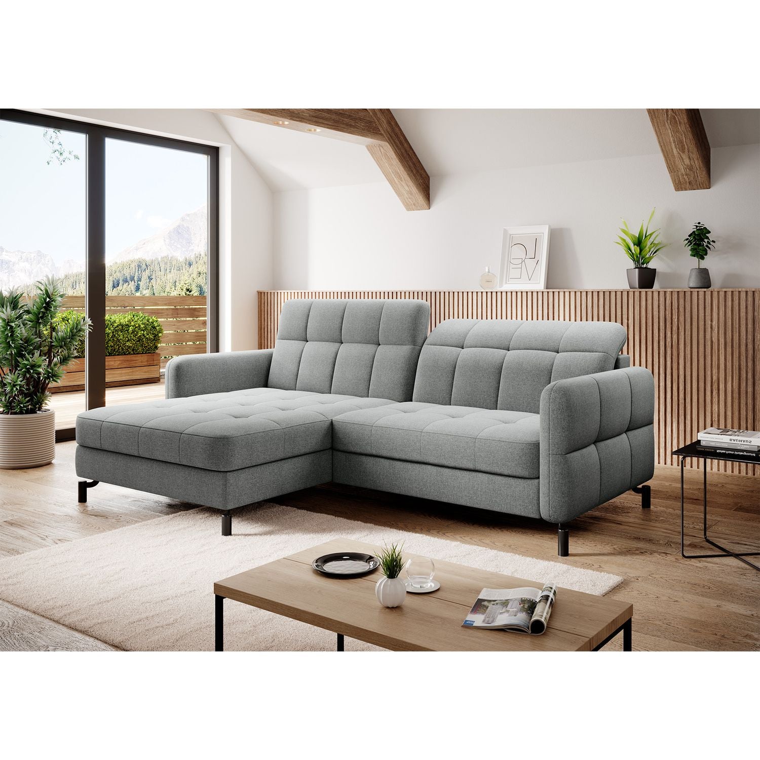 Corner Sleeper Sofa East Pittsburgh 17 | size: Width: 225cm, Height: 105cm, Depth: 160cm | color: Inari | image: 1 | variant: 1016940