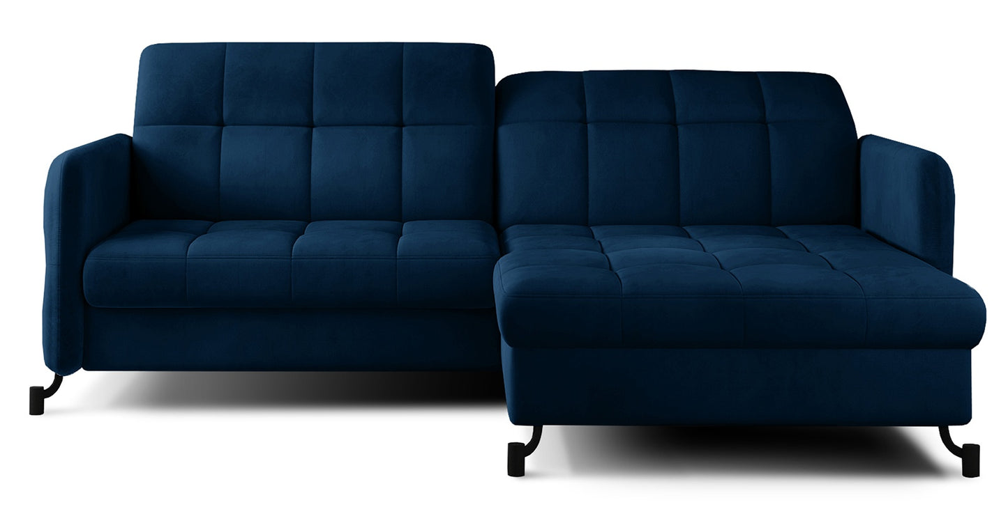 Corner Sleeper Sofa East Pittsburgh 3 | size: Width: 225cm, Height: 105cm, Depth: 160cm | color: Blue | image: 0 | variant: 1016926