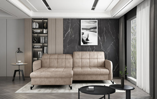 Corner Sleeper Sofa East Pittsburgh 57 | size: Width: 225cm, Height: 105cm, Depth: 160cm | color: Dora | image: 1 | variant: 1016980