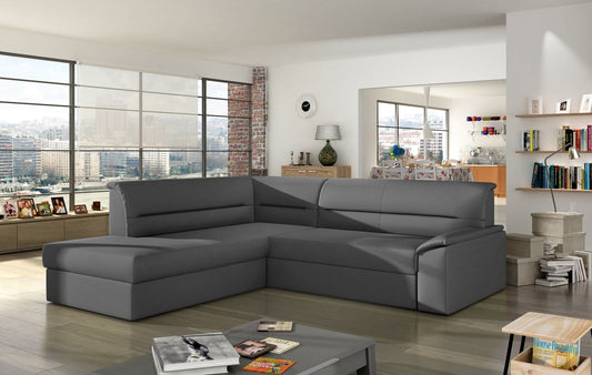 Corner Sleeper Sofa Elano 13 | size: Width: 212cm, Height: 90cm, Depth: 65cm | color: Soft | image: 1 | variant: 1015500