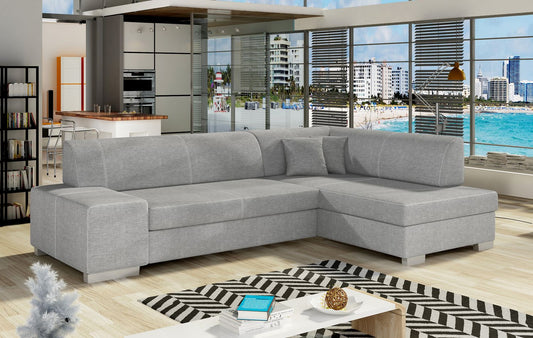 Corner Sleeper Sofa Fabio 32 | size: Width: 268cm, Height: 73cm, Depth: 167cm | color: Sawana | image: 1 | variant: 1015689