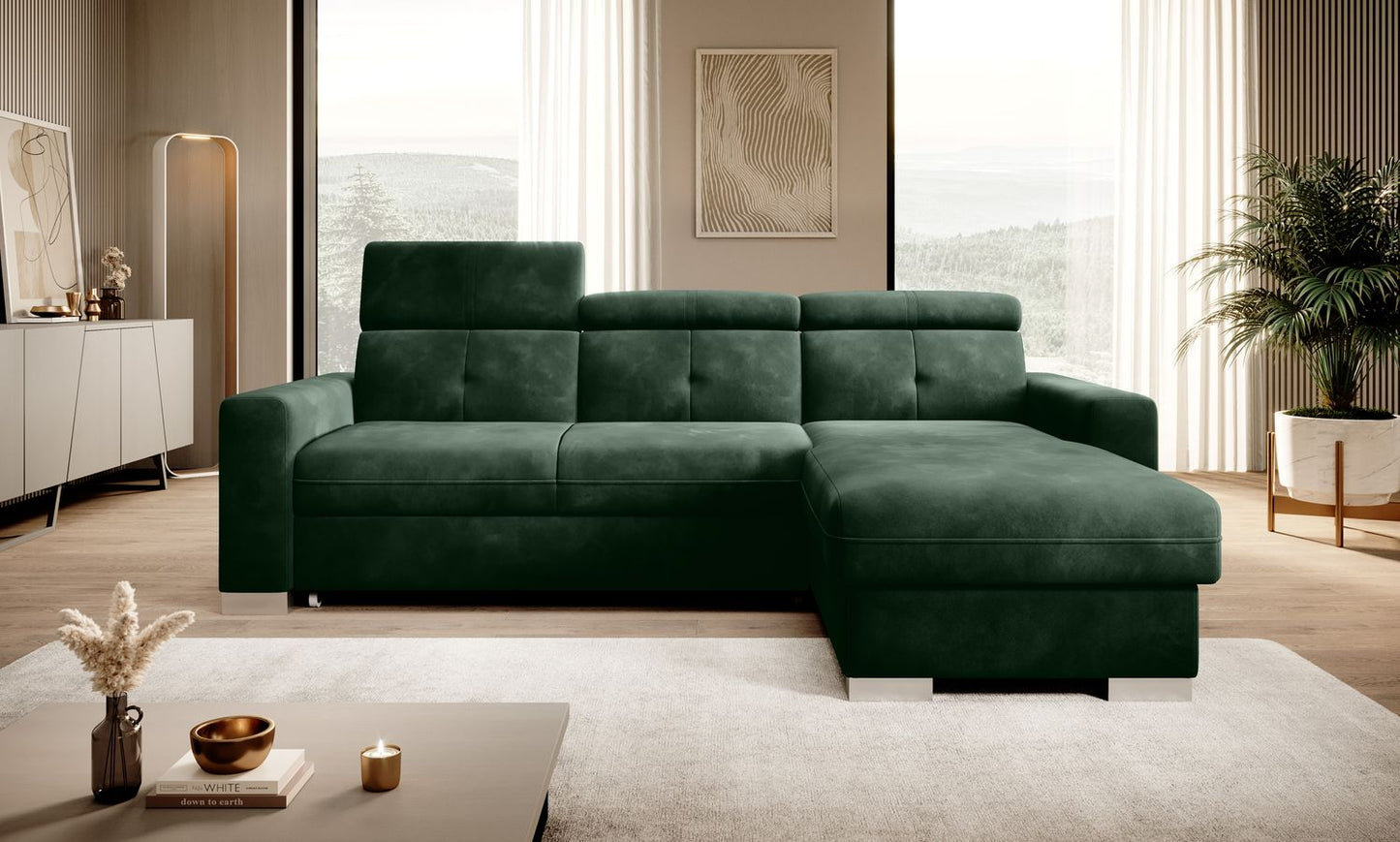 Corner Sleeper Sofa Filey 67 | size: Width: 247cm, Height: 104cm, Depth: 176cm | color: Loco | image: 1 | variant: 1015517