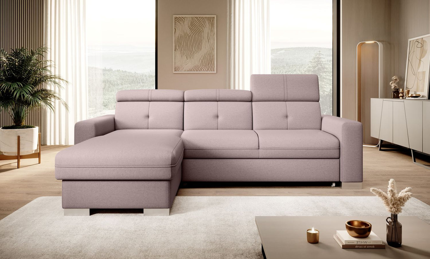 Corner Sleeper Sofa Fresia 16 | size: Width: 247cm, Height: 104cm, Depth: 176cm | color: Gojo | image: 1 | variant: 1014520