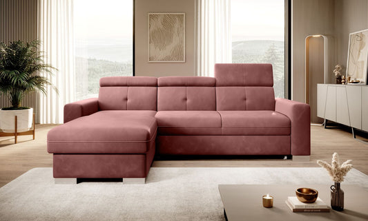 Corner Sleeper Sofa Fresia 23 | size: Width: 247cm, Height: 104cm, Depth: 176cm | color: Lukso | image: 1 | variant: 1014527