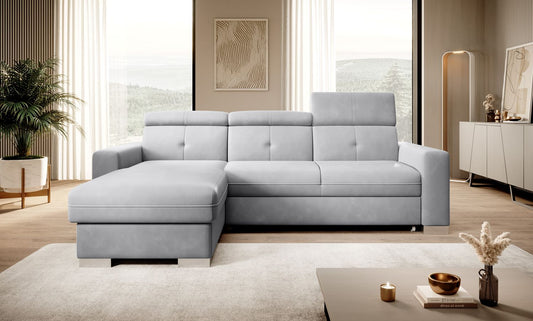 Corner Sleeper Sofa Fresia 6 | size: Width: 247cm, Height: 104cm, Depth: 176cm | color: Sola | image: 1 | variant: 1014510