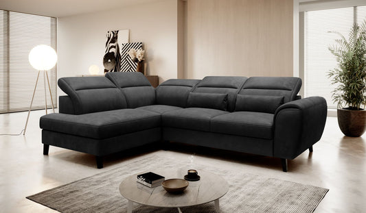 Corner Sleeper Sofa Gainsborough 12 | size: Width: 255cm, Height: 100cm, Depth: 201cm | color: Nube | image: 1 | variant: 1016009