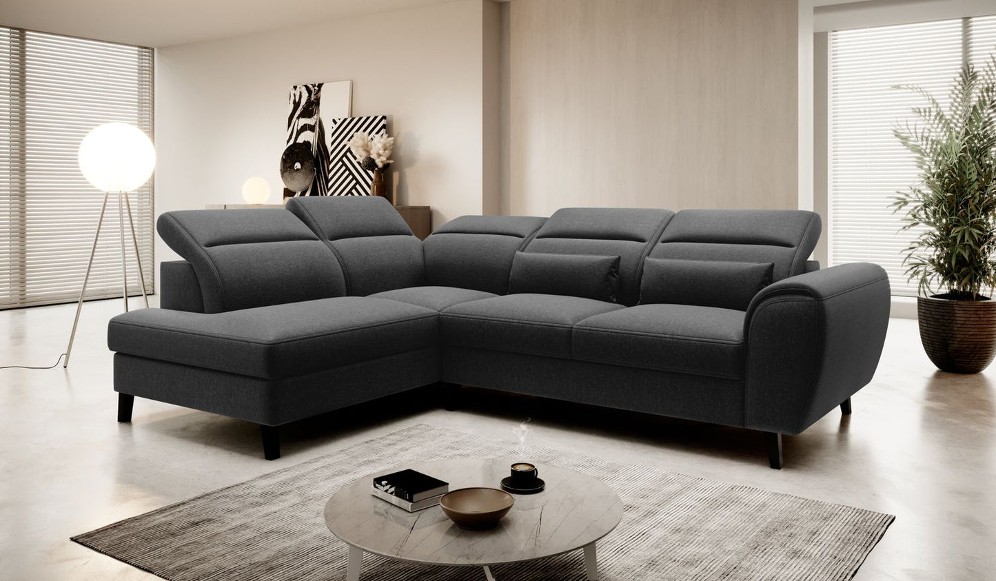 Corner Sleeper Sofa Gainsborough 19 | size: Width: 255cm, Height: 100cm, Depth: 201cm | color: Flores | image: 1 | variant: 1016016