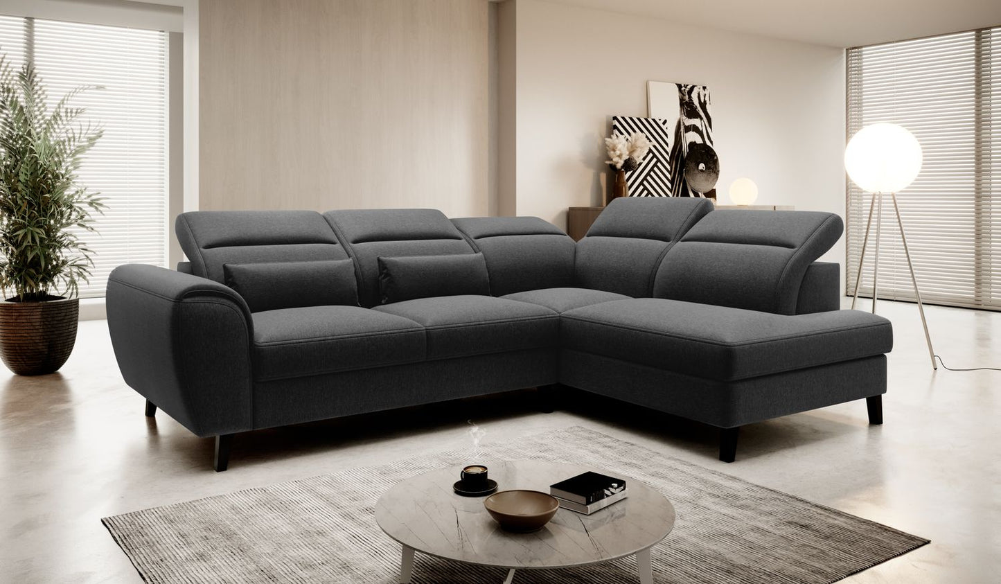 Corner Sleeper Sofa Gainsborough 62 | size: Width: 255cm, Height: 100cm, Depth: 201cm | color: Flores | image: 1 | variant: 1016059
