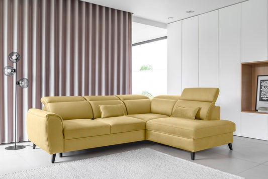 Corner Sleeper Sofa Gainsborough 85 | size: Width: 255cm, Height: 100cm, Depth: 201cm | color: Savoi | image: 1 | variant: 1016082