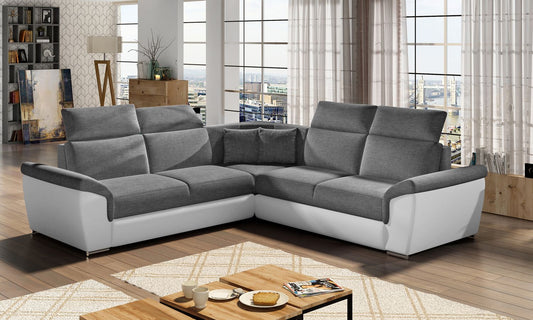 Corner Sleeper Sofa Grantham 9 | size: Width: 268cm, Height: 102cm, Depth: 268cm | color: Sawana/Soft | image: 1 | variant: 1016645