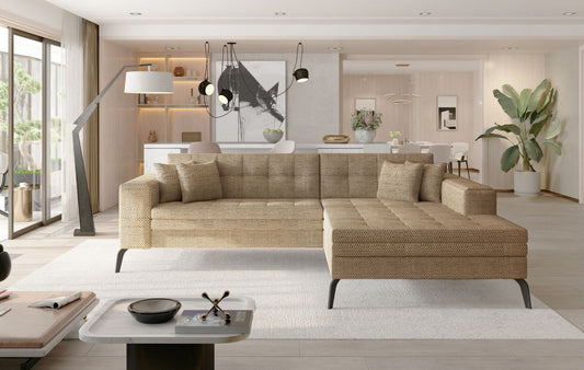 Corner Sleeper Sofa Grantown 27 | size: Width: 292cm, Height: 80cm, Depth: 196cm | color: Berlin | image: 1 | variant: 1017382