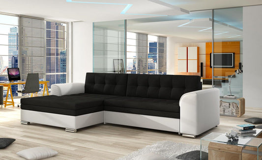 Corner Sleeper Sofa Hexham 10 | size: Width: 275cm, Height: 78cm, Depth: 165cm | color: Sawana/Soft | image: 1 | variant: 1015200