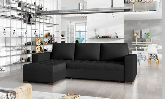 Corner Sleeper Sofa Hinckley 10 | size: Width: 237cm, Height: 90cm, Depth: 57cm | color: Sawana/Soft | image: 1 | variant: 1017115