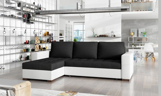 Corner Sleeper Sofa Hinckley 7 | size: Width: 237cm, Height: 90cm, Depth: 57cm | color: Sawana/Soft | image: 1 | variant: 1017112