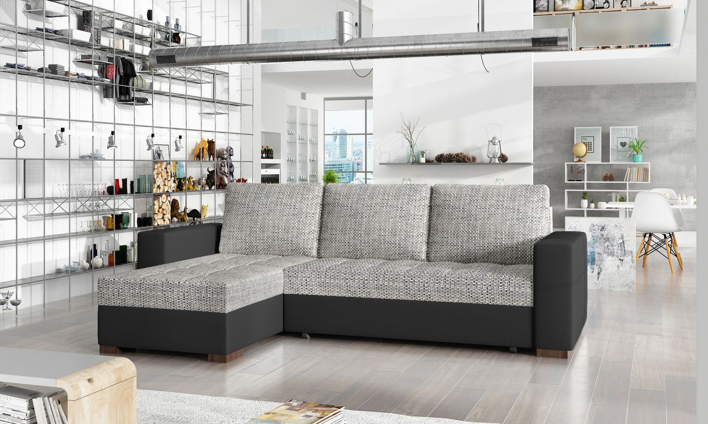 Corner Sleeper Sofa Hinckley 8 | size: Width: 237cm, Height: 90cm, Depth: 57cm | color: Berlin/Soft | image: 1 | variant: 1017113