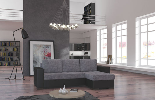 Corner Sleeper Sofa Hinckley 9 | size: Width: 237cm, Height: 90cm, Depth: 57cm | color: Sawana/Soft | image: 1 | variant: 1017114