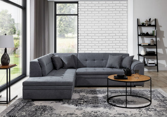 Corner Sleeper Sofa Kettering 61 | size: Width: 260cm, Height: 80cm, Depth: 58cm | color: Soro | image: 1 | variant: 1017291