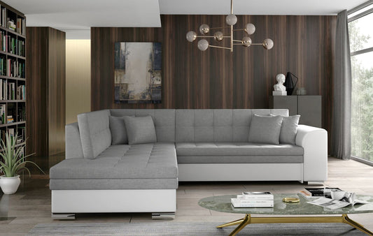 Corner Sleeper Sofa Kettering 73 | size: Width: 260cm, Height: 80cm, Depth: 58cm | color: Sawana/Soft | image: 1 | variant: 1017303