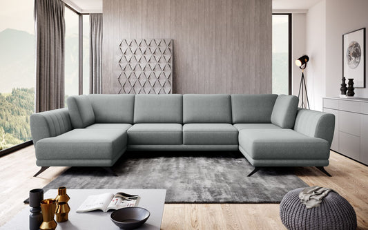 Corner Sleeper Sofa Larco 6 | size: Width: 362cm, Height: 90cm, Depth: 191cm | color: Vero | image: 1 | variant: 1014680
