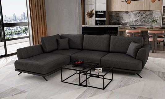 Corner Sleeper Sofa Larde 11 | size: Width: 276cm, Height: 90cm, Depth: 191cm | color: Vero | image: 1 | variant: 1014826