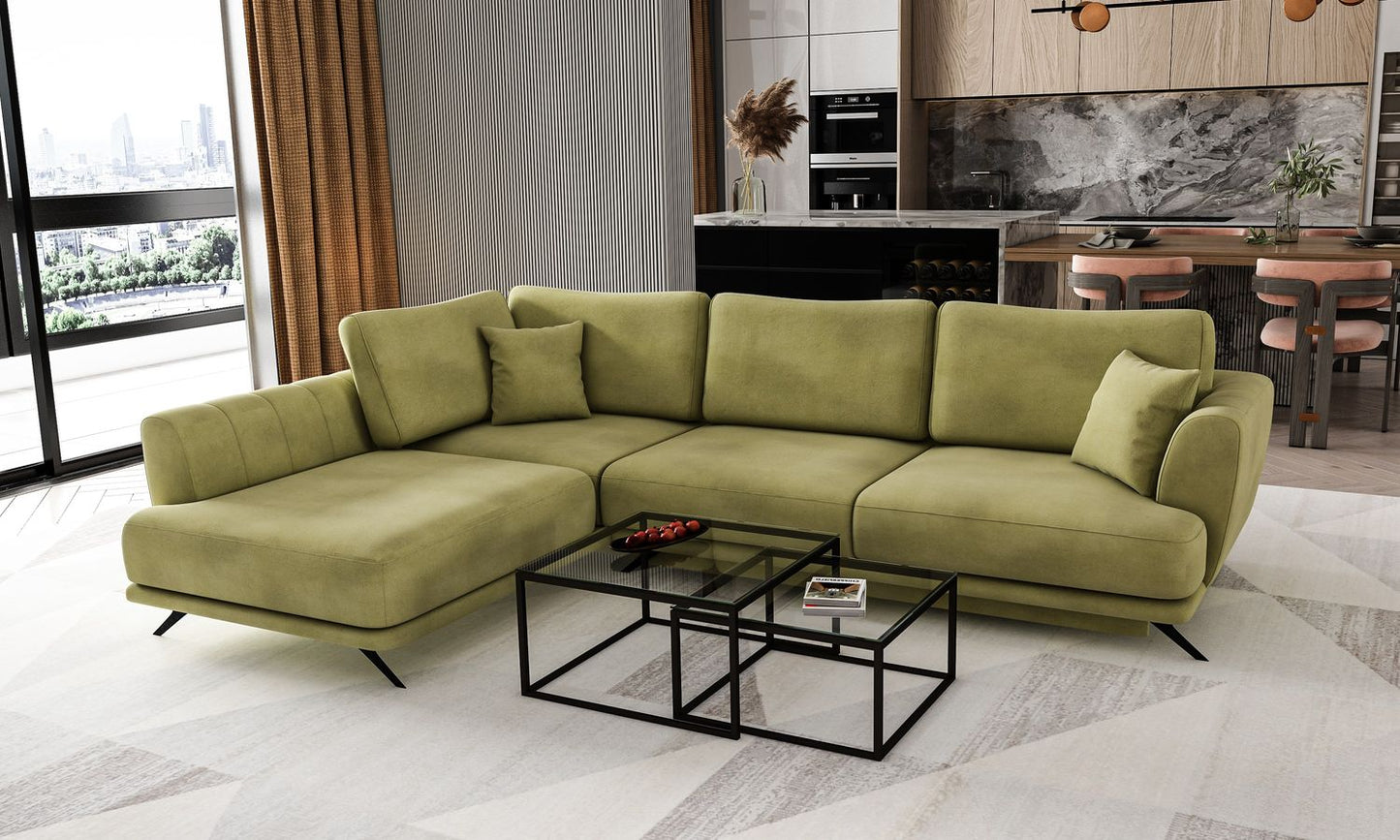 Corner Sleeper Sofa Larde 29 | size: Width: 276cm, Height: 90cm, Depth: 191cm | color: Loco | image: 1 | variant: 1014844