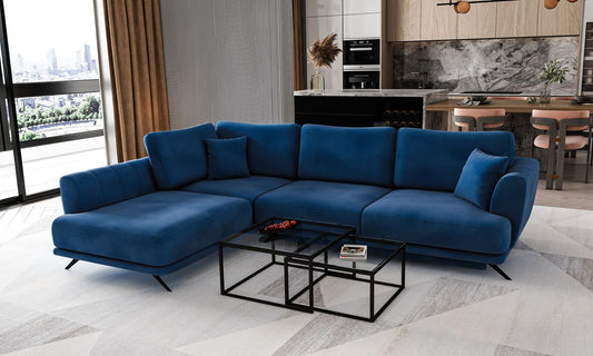 Corner Sleeper Sofa Larde 34 | size: Width: 276cm, Height: 90cm, Depth: 191cm | color: Loco | image: 1 | variant: 1014849