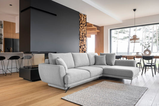 Corner Sleeper Sofa Larde 47 | size: Width: 276cm, Height: 90cm, Depth: 191cm | color: Roko | image: 1 | variant: 1014862