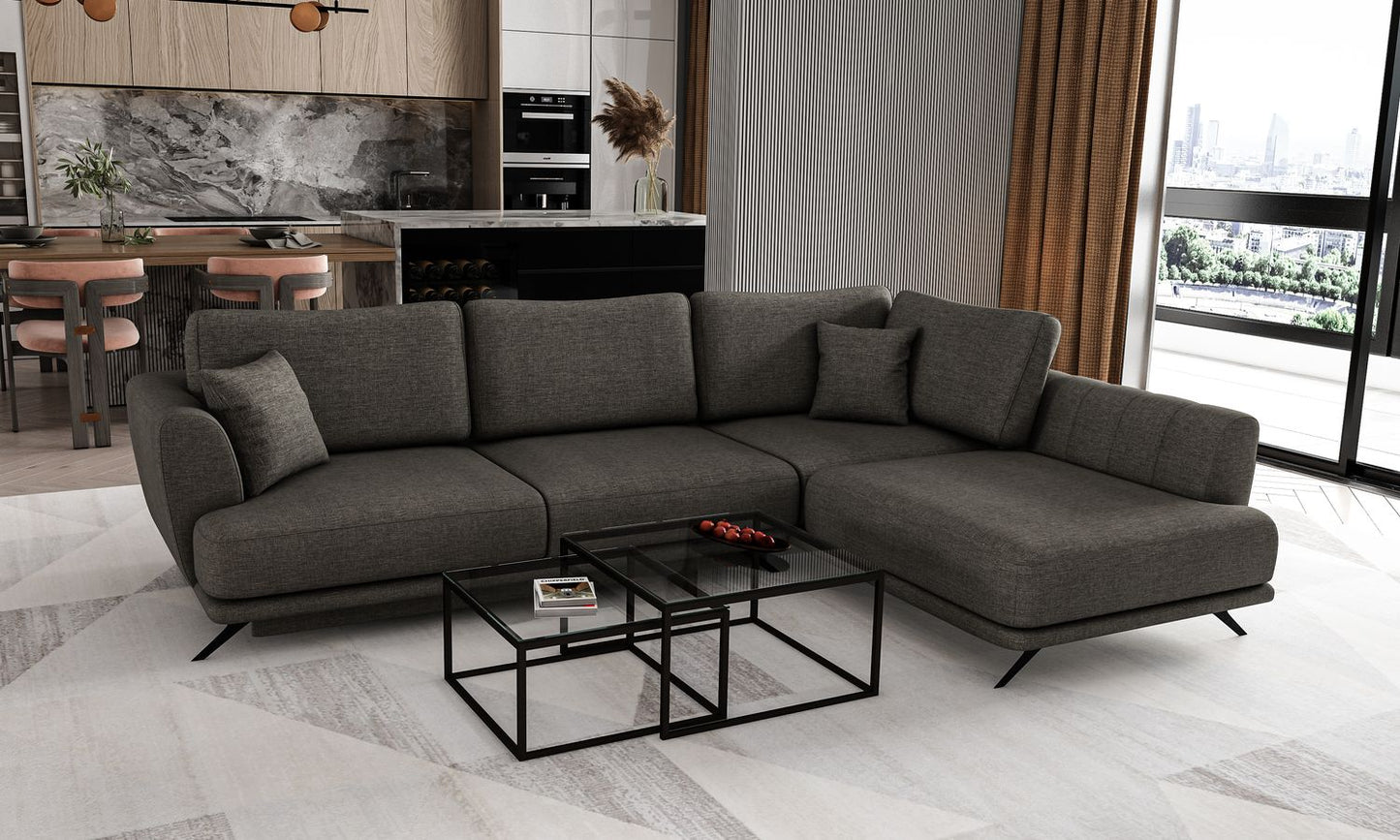 Corner Sleeper Sofa Larde 49 | size: Width: 276cm, Height: 90cm, Depth: 191cm | color: Flores | image: 1 | variant: 1014864
