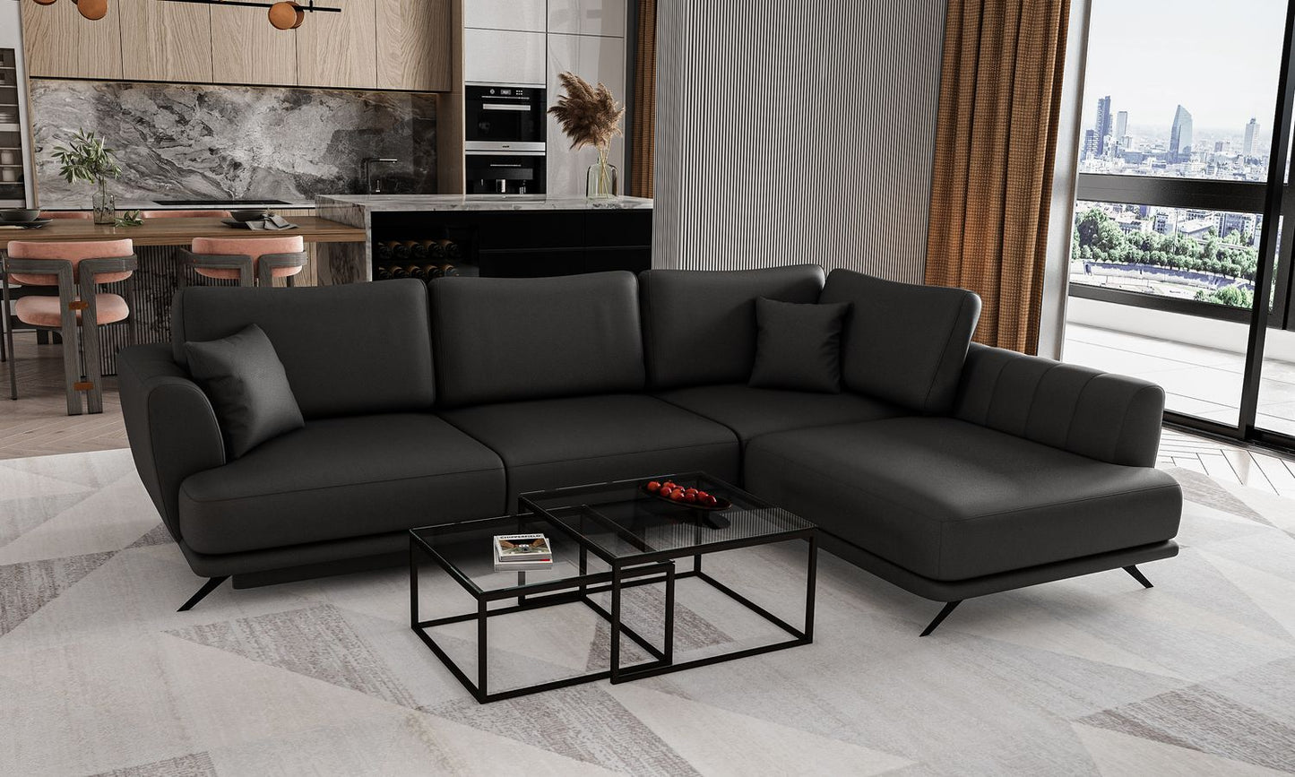 Corner Sleeper Sofa Larde 60 | size: Width: 276cm, Height: 90cm, Depth: 191cm | color: Softis | image: 1 | variant: 1014875