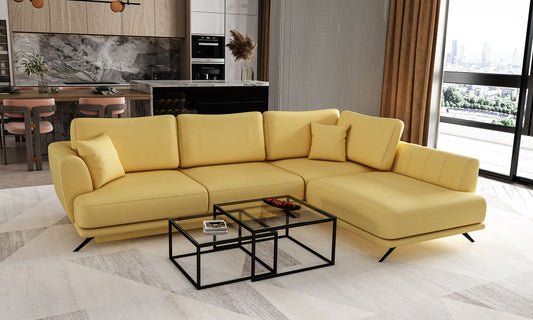 Corner Sleeper Sofa Larde 83 | size: Width: 276cm, Height: 90cm, Depth: 191cm | color: Savoi | image: 1 | variant: 1014898