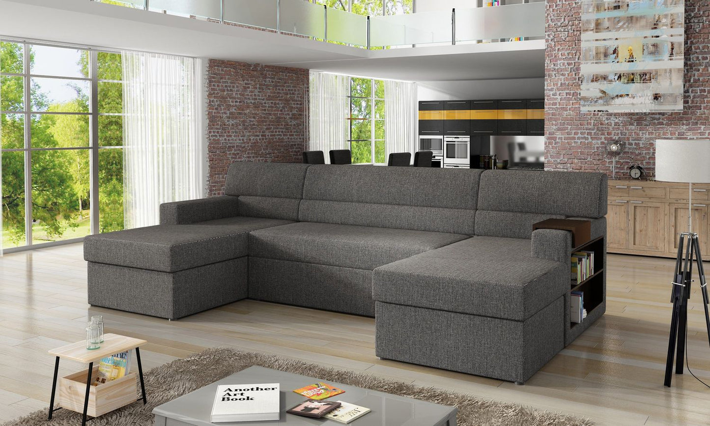 Corner Sleeper Sofa Leicester 2 | size: Width: 314cm, Height: 86cm, Depth: 57cm | color: Lars | image: 1 | variant: 1017011