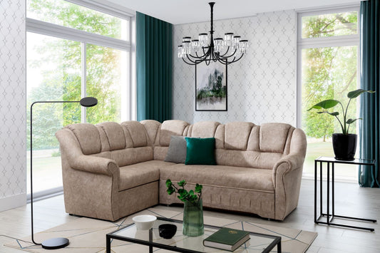 Corner Sleeper Sofa Lord II 28 | size: Width: 243cm, Height: 105cm, Depth: 190cm | color: Dora | image: 1 | variant: 1015846