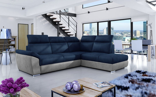 Corner Sleeper Sofa Loreto 25 | size: Width: 260cm, Height: 102cm, Depth: 60cm | color: Monolith | image: 1 | variant: 1015914