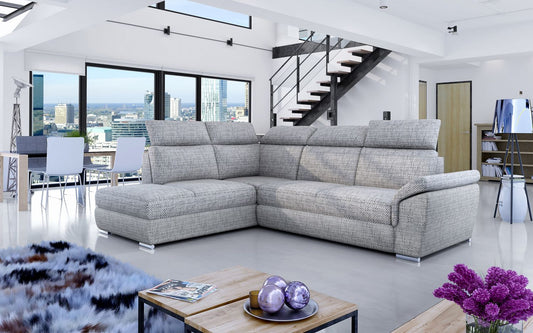 Corner Sleeper Sofa Loreto 29 | size: Width: 260cm, Height: 102cm, Depth: 60cm | color: Berlin | image: 1 | variant: 1015918