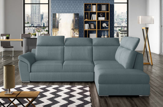 Corner Sleeper Sofa Loreto 67 | size: Width: 260cm, Height: 102cm, Depth: 60cm | color: Solar | image: 1 | variant: 1015956