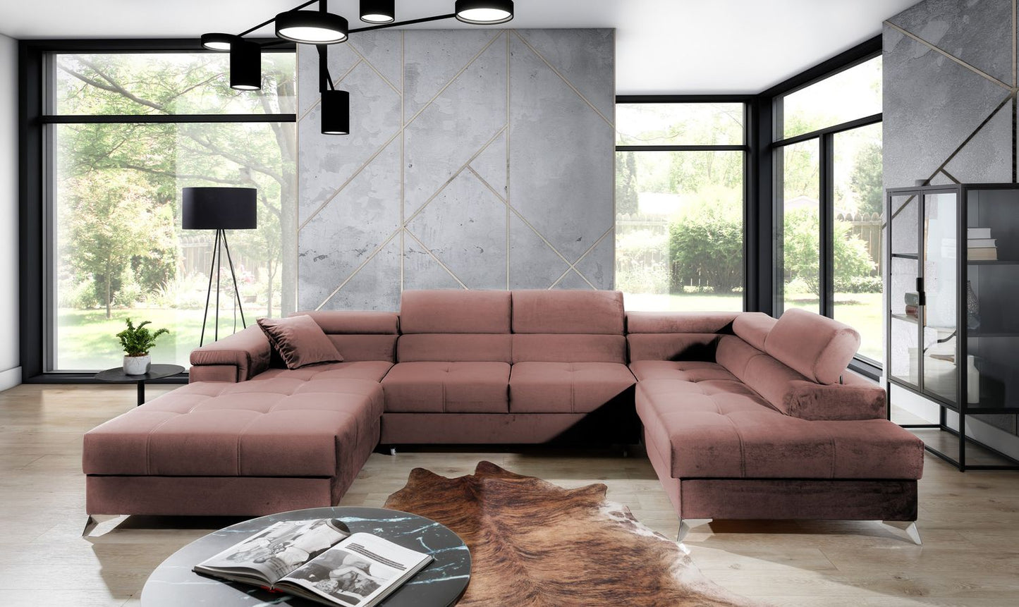 Corner Sleeper Sofa Ludlow 11 | size: Width: 345cm, Height: 90cm, Depth: 202cm | color: Kronos | image: 1 | variant: 1016395