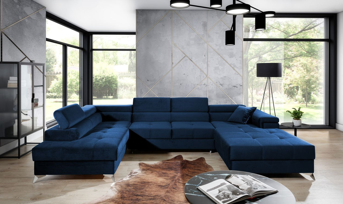 Corner Sleeper Sofa Ludlow 6 | size: Width: 345cm, Height: 90cm, Depth: 202cm | color: Kronos | image: 1 | variant: 1016390