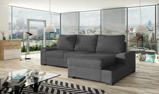 Corner Sleeper Sofa Market Harborough 18 | size: Width: 245cm, Height: 90cm, Depth: 165cm | color: Soro | image: 1 | variant: 1017151