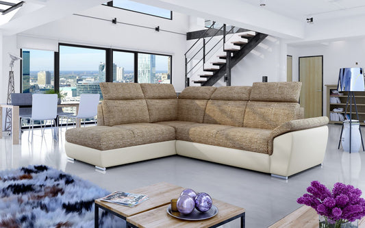 Corner Sleeper Sofa Melton Mowbray 43 | size: Width: 260cm, Height: 102cm, Depth: 60cm | color: Berlin/Soft | image: 1 | variant: 1016878