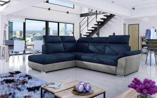 Corner Sleeper Sofa Melton Mowbray 52 | size: Width: 260cm, Height: 102cm, Depth: 60cm | color: Monolith | image: 1 | variant: 1016887