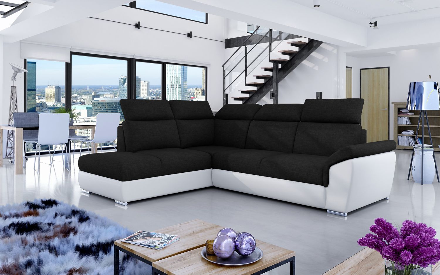Corner Sleeper Sofa Melton Mowbray 59 | size: Width: 260cm, Height: 102cm, Depth: 60cm | color: Sawana/Soft | image: 1 | variant: 1016894