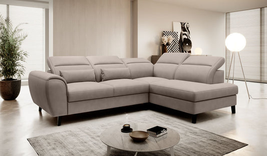 Corner Sleeper Sofa Noble 58 | size: Width: 255cm, Height: 100cm, Depth: 201cm | color: Poco | image: 1 | variant: 1015109