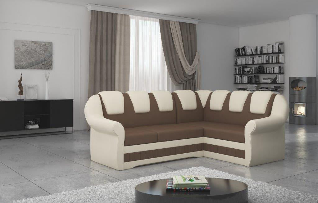 Corner Sleeper Sofa Oakham 19 | size: Width: 243cm, Height: 105cm, Depth: 55cm | color: Soft | image: 1 | variant: 1016783