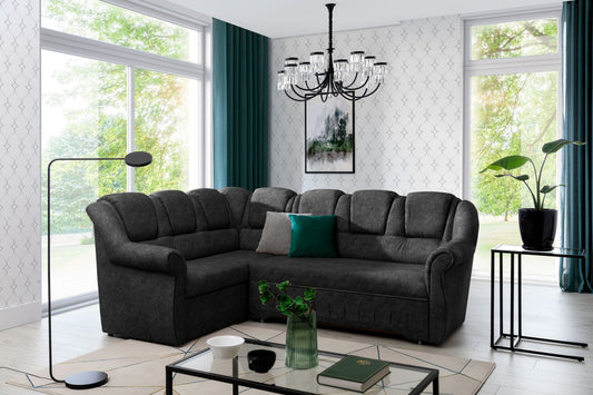 Corner Sleeper Sofa Oakham 45 | size: Width: 243cm, Height: 105cm, Depth: 190cm | color: Dora | image: 1 | variant: 1016809