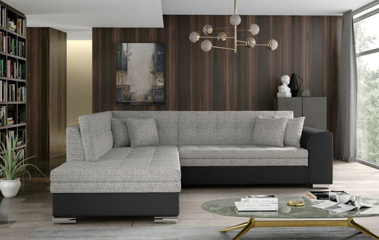 Corner Sleeper Sofa Pieretta 27 | size: Width: 260cm, Height: 80cm, Depth: 58cm | color: Berlin/Soft | image: 1 | variant: 1016311