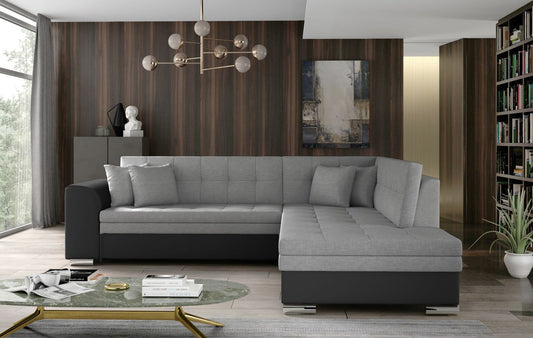 Corner Sleeper Sofa Pieretta 37 | size: Width: 260cm, Height: 80cm, Depth: 58cm | color: Sawana/Soft | image: 1 | variant: 1016321